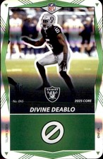 2025 Uno Elite Core Edition FOIL - Green Divine Deablo Raiders #045