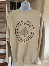 2018 BAK Beyoncé x Coachella Beychella Homecoming Crewneck Sweatshirt Rare XL