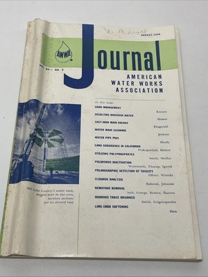 American Water Works Association Journal Vol. 60 No. 8 August 1968