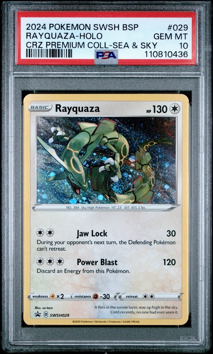 Rayquaza Pokémon TCG Professional Sports Authenticator (PSA) Grade