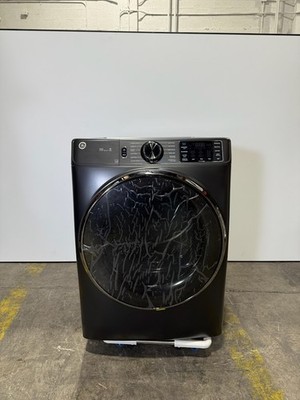 GE GFD65ESPVDS 28'' Carbon Graphite Front Load Electric Dryer