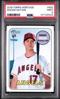 2018 Topps Heritage Shohei Ohtani #600 Rookie Card PSA 9 MINT