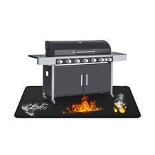 30 x 48inch Grill Mat for Outdoor Grill,Double-Sided Fireproof Grill Pad,Perf...