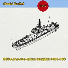 MRY-SFW 1/144 USS Asheville-Class Douglas (PGM-100) Full Hull