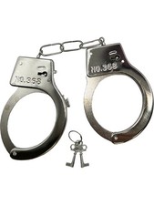 Police Cop Faux Handcuffs Costume Accessory