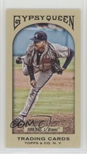 2011 Topps Gypsy Queen Mini Red Gypsy Queen Back Jair Jurrjens #192 0ws