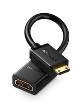 UGREEN Mini HDMI Adapter 4K Mini HDMI auf HDMI Adapter 18Gbit/s unterstützt 3D