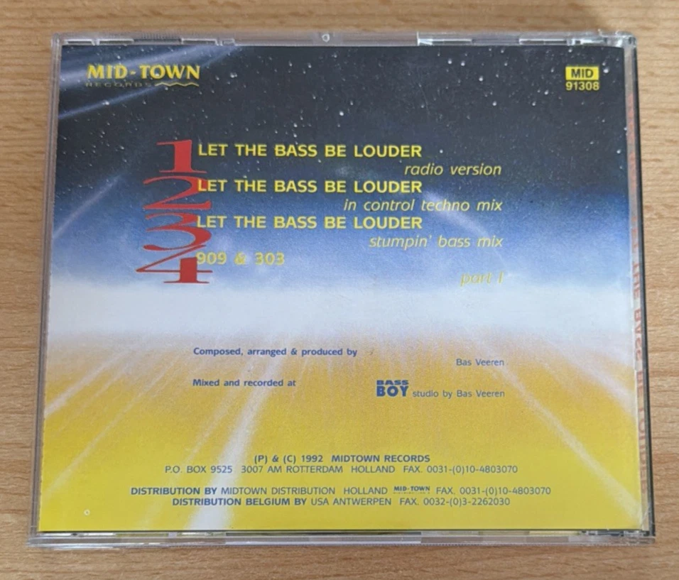 Bass Boy – Let The Bass Be Louder! (Maxi CD) - Hardcore Techno pure) - must have - Bild 2 von 4