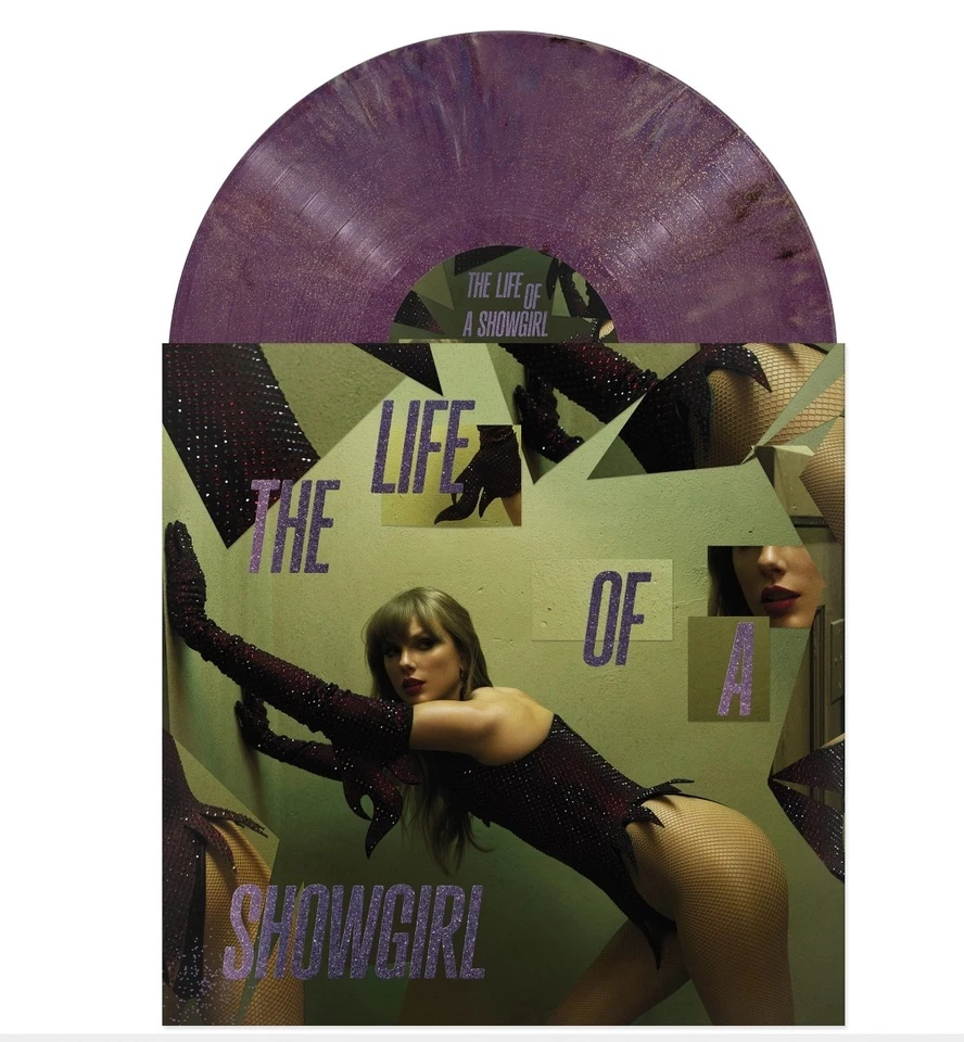 Life of a Showgirl The Shiny Bug Edition Violet Shimmer Marbled Vinyl -IN HAND - Image 4 of 4