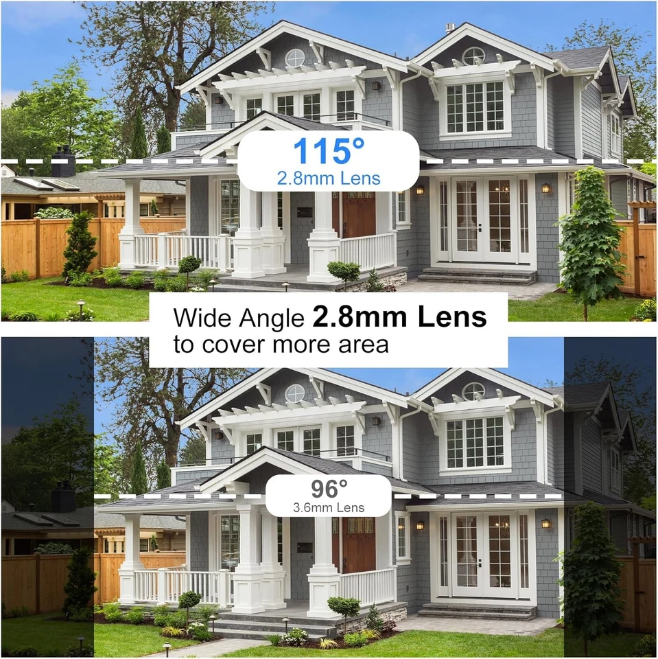 JideTech 4K PoE IP Camera Outdoor, Ultra HD 8MP PoE Turret Security Camera RTMP - Image 2 of 4