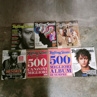 lotto 7 riviste musica " Rolling Stones "