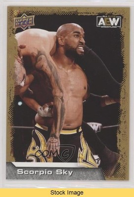 2022 Upper Deck AEW All Elite Wrestling Gold Scorpio Sky #26 READ 1a1d