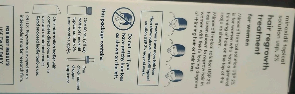 Tratamiento de regeneración del cabello HERS - 2 fl oz. Exp 3/2027 - Pack de 2. Foto 4 de 4