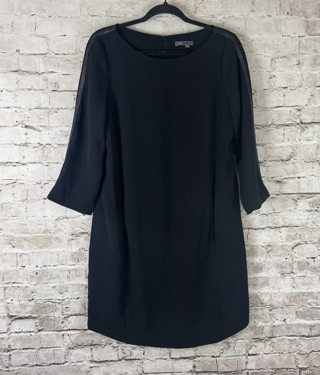 puff sleeve faux leather dress Faux Leather Puff Sleeve Dress Ruby / XL main image 1