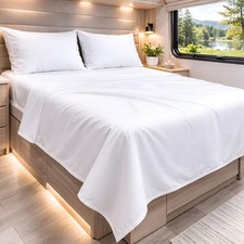 RV King Sheets 100 Egyptian Cotton, RV King 72" x 80" Premium Quality 4 Piec...