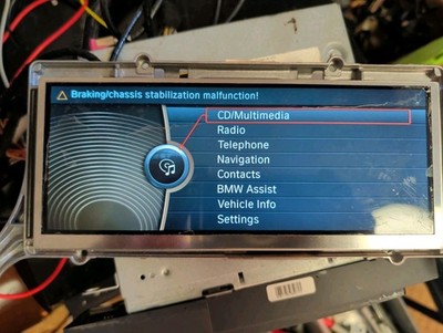 2007-2013 BMW E70 X5 Information Display Screen 8.8'' 2448087 Used OEM CIC