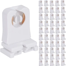 Non-Shunted T8 Lamp Holder Socket Tombstone, Turn-Type, UL Listed – 50 Pack