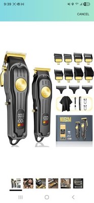 NUGARM Professional Cordless Hair Clippers For Men Rechargeable SH-2576T