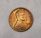 1955-D D/D Lincoln Wheat Penny Double Die Reverse. AU Condition.