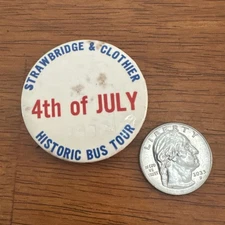 Rare Strawbridge & Clothier Toy Store 4th Of July Historic Bus Tour Vintage