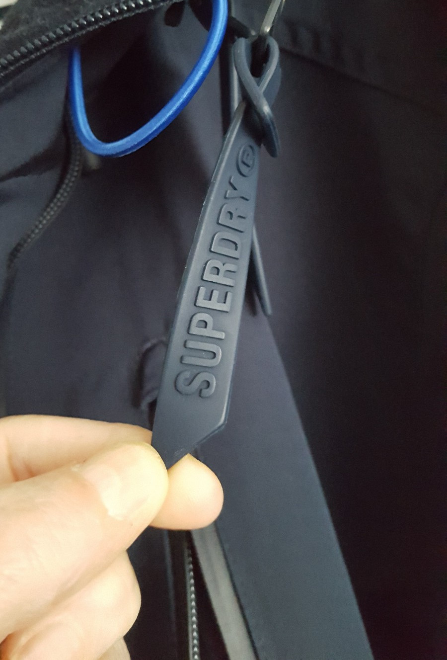 Superdry Jacket Coat Hooded Ultimate Windcheater Jacket  XL Navy /blue image 5