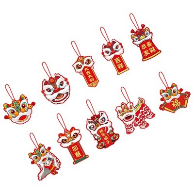 10 Pcs Chinesische Drachendekoration Dekorationen Für Das Mondjahr