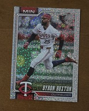2026 Topps Series 1 Celebration BYRON BUXTON SP Confetti Parallel #255