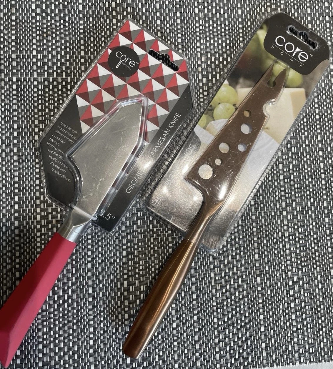 Set Of Core Home Soft CheeseKnife & Core Kitchen GeometricParmesan 3.5" Knife