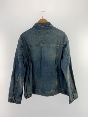 DAIRIKU Vintage Denim Jacket 22AW L Indigo Cross Embroidery | eBay