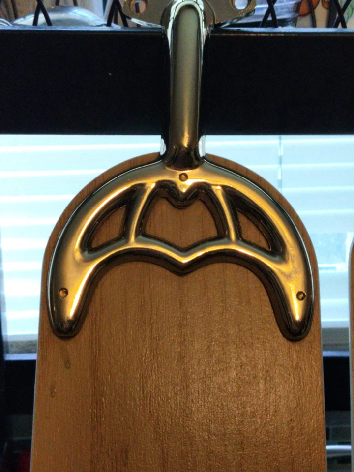 Set of 5 Vintage Ceiling Fan Blades & Blade Brackets Hunter Used 21 " - Image 2 of 4