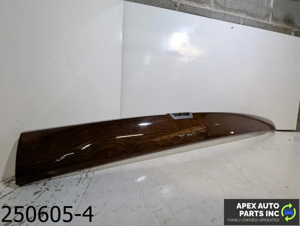 OEM 2002-2005 BMW 745I 4.4L REAR SHELF DECK WOOD TRIM COVER PANEL BACK Foto 3 de 4