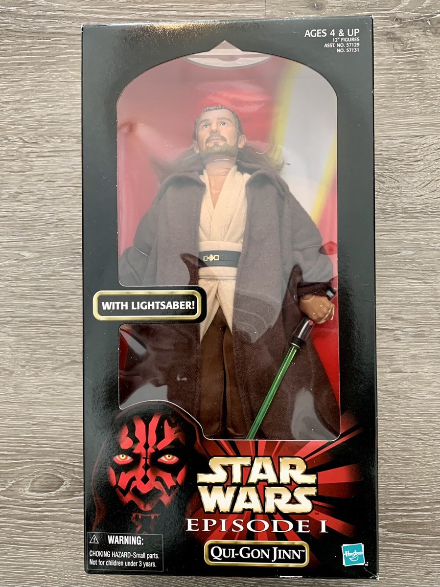 Star Wars 1998 Episode 1 Qui-Gon Jinn 12” Action Figure With