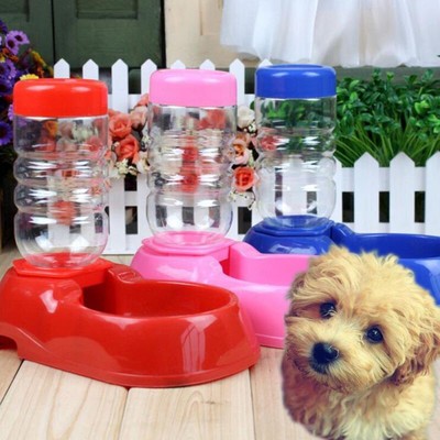 Automatic Pet Feeder Dispenser Waterer Dogs Cat Self Feeding Food