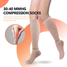 Medical Extra Firm Socks for Lymphedema Swollen Feet Leg Bariatric Socks Cast