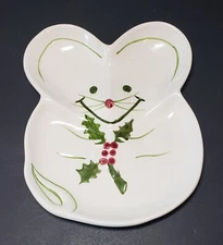 Mouse Candy Dish Los Angeles Pottery Laurie Gates 1970s Trinket Ceramic Signed