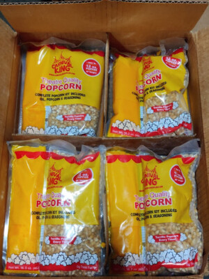 All-In-One Popcorn Kit for 12 oz- 14 oz. Popper - 24/Case