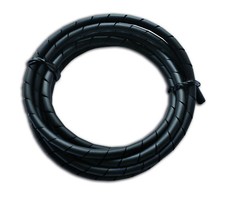 BAAS KS15 PE Spiralband zum Ummanteln von Kabeln 4-20mm schwarz 1,80m lang