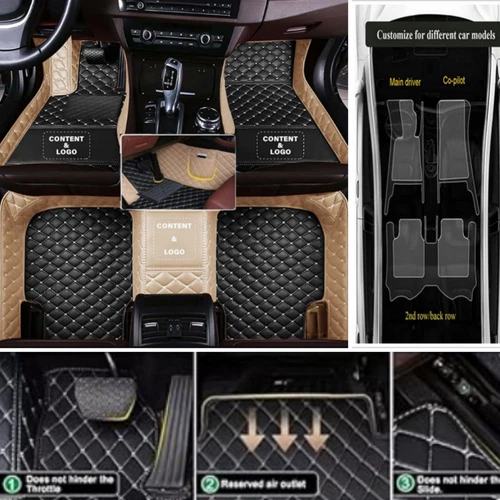 For Honda Ridgeline 2006-2023 All Models Car Floor Mats Carpet Waterproof Custom - Imagen 23 de 38