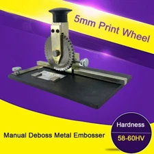 Manual Metal Stamping Marking Machine Dog Tag Printer Metal Plate Stamp Machine