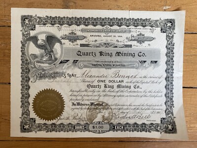 DEKO = QUARTZ KING MINING (USA) (N)