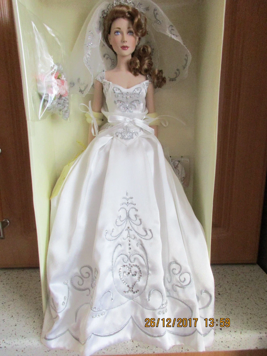 Franklin Mint:"Stasya-Pearl of the Romanovs" Bride Doll,NRFB! Ähnl.Tonner Doll!