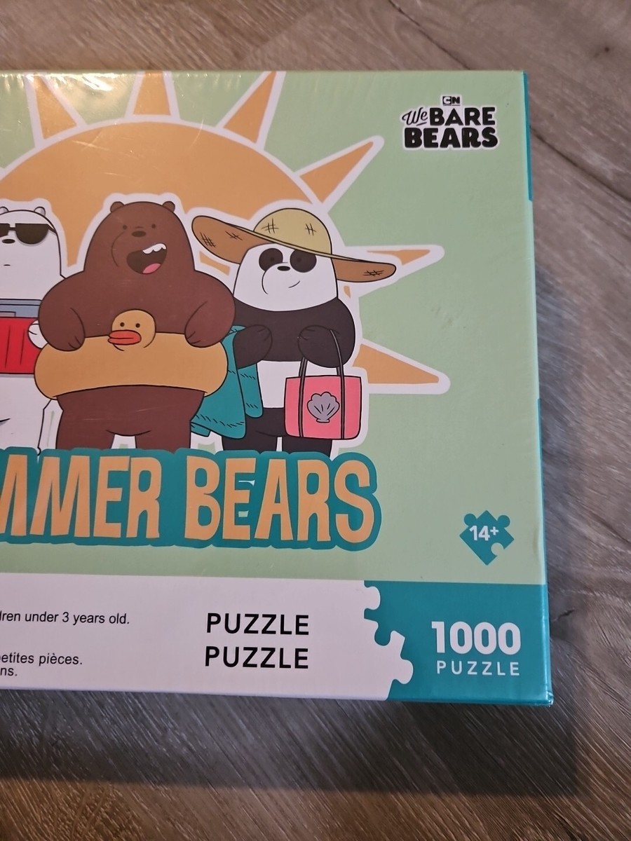New Sealed SUMMER BEARS Cartoon Network We Bare Bears 1000 PC