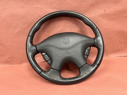 Jaguar S Type 00-02 Steering Wheel Leather OEM 71K Miles - Picture 2 of 18