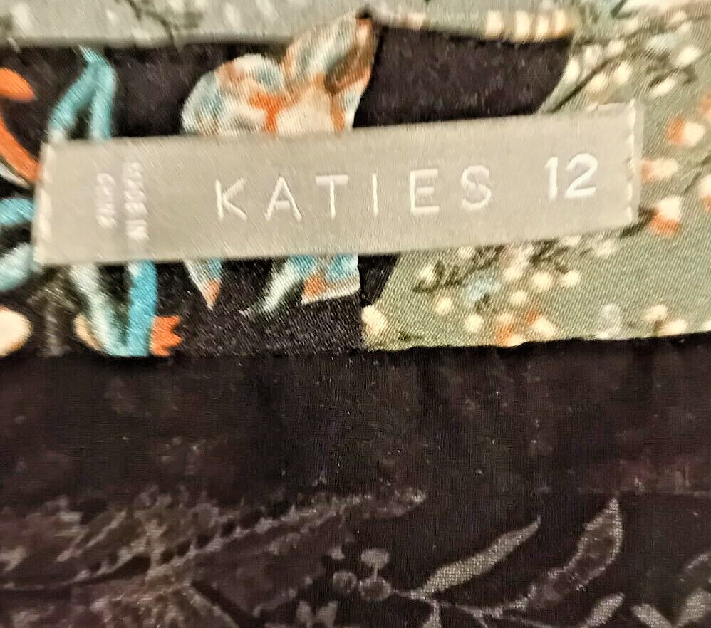 Katies Patchwork Effect Jacket Multi Pattern UK 12 - image 6