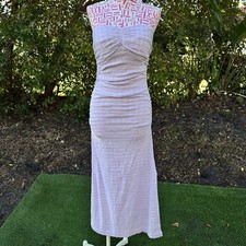 NWT Free People Brandie Midi Strapless Tube Bodycon Dress Iris Purple Size XS