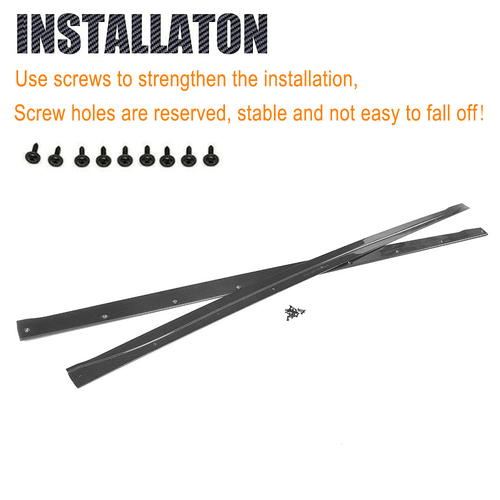 Für Alfa Romeo Giulia Limo Carbon Seitenschweller Ansätze Side Skirts Spoiler - Bild 12 von 13