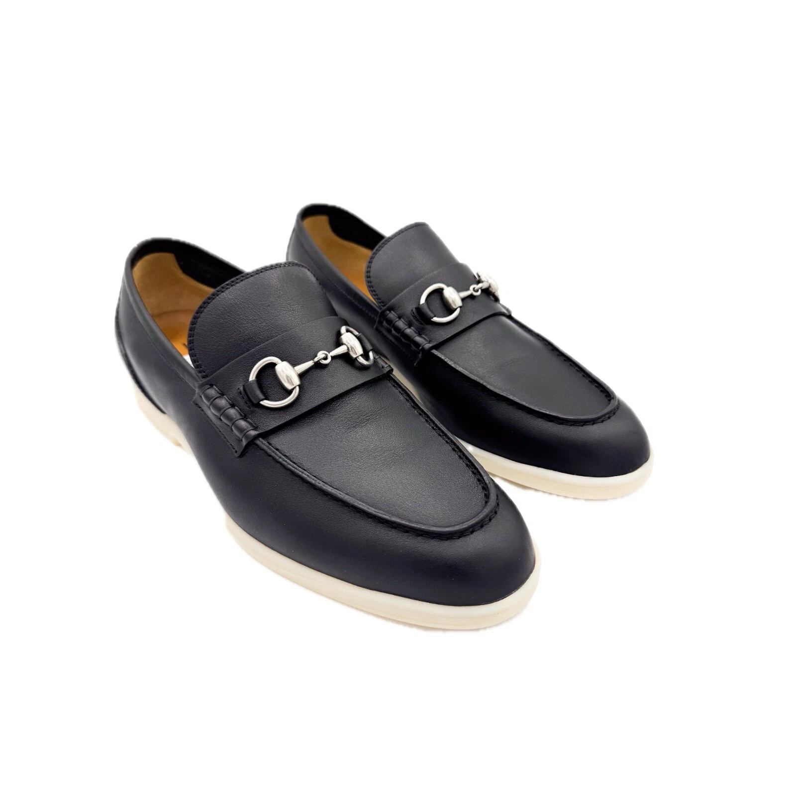 Mocassins Gucci Konrad Horsebit en cuir noir