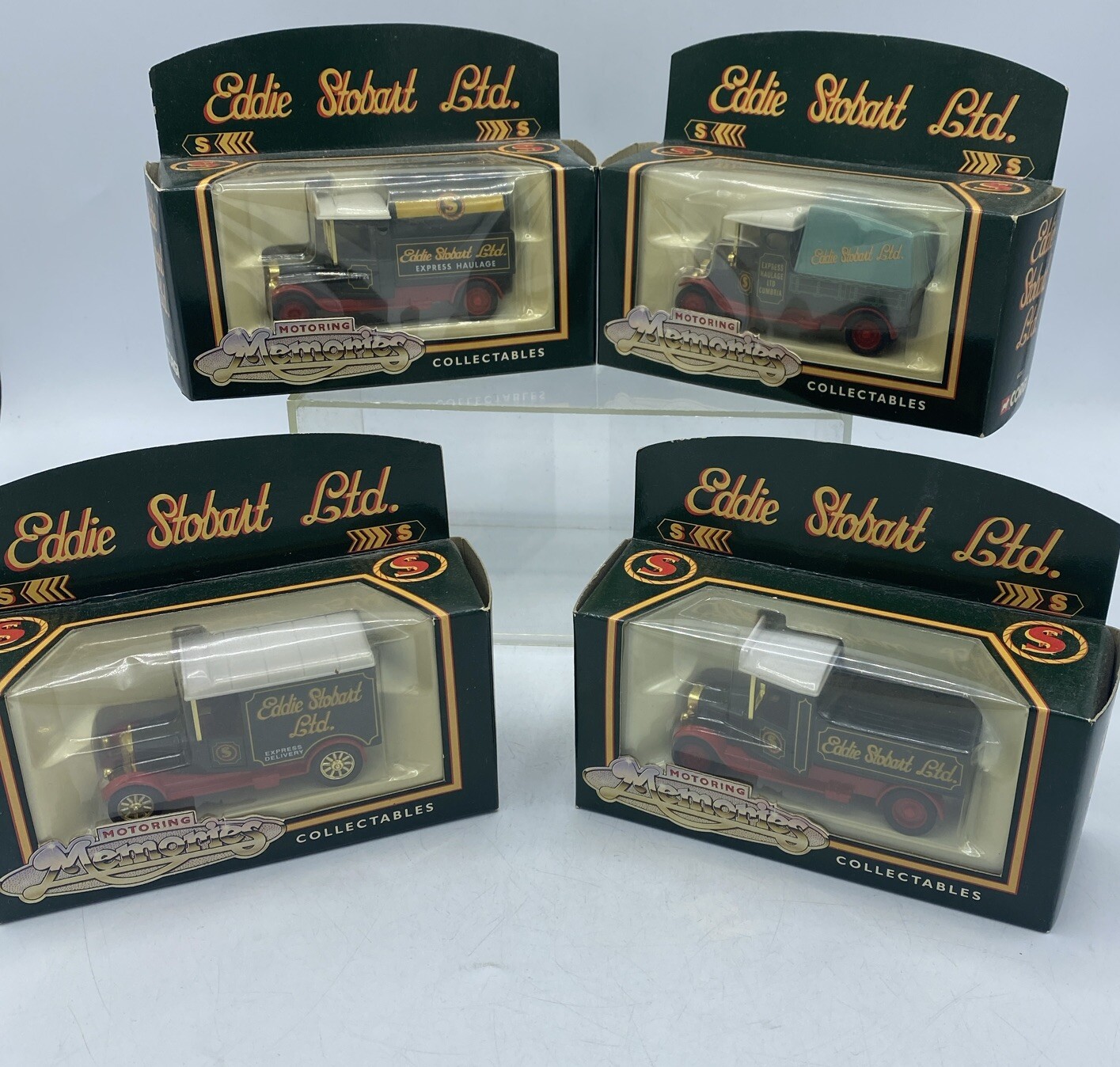 4 Corgi Eddie Stobart Model Van or Lorry Boxed Motoring Memories