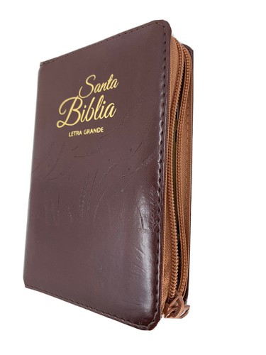 Biblia de bolsillo 9 puntos café : Con índice, cierre y palabras RV1960 - Picture 3 of 9