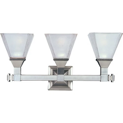 Maxim Lighting Brentwood 3-Light Bath Vanity Satin Nickel 11078FTSN - Picture 1 of 2